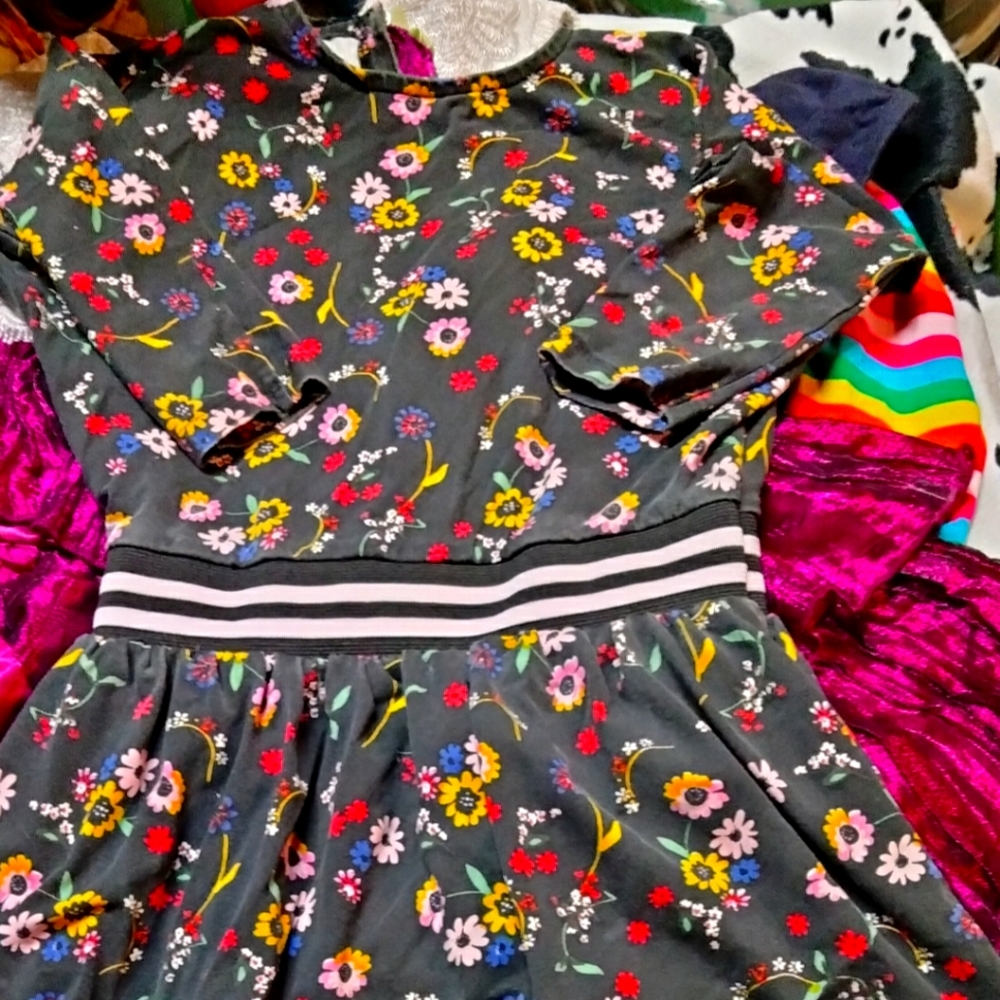 Art &Eden floral girls dress
